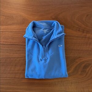 Vineyard Vines Blue Quarter-Zip Sweater youth 18